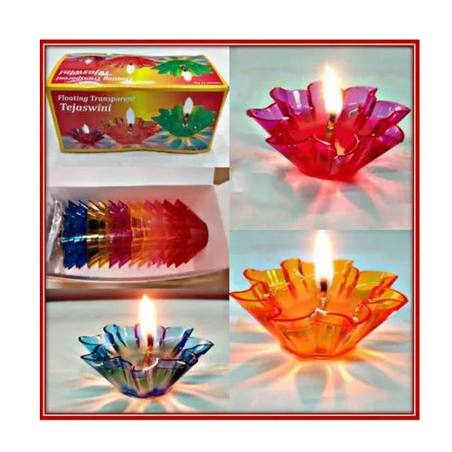 Multicolor Flower Tea Light Candle