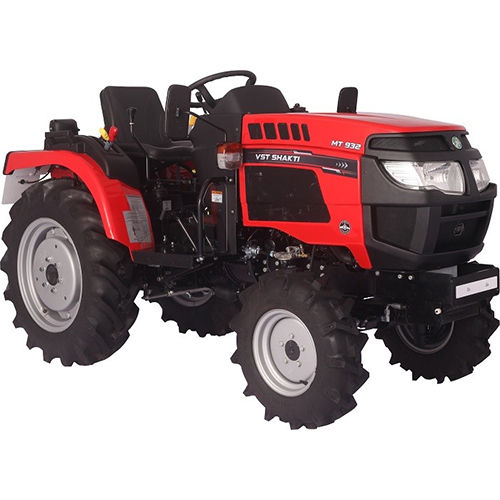 Red Vst Shakti 932 Tractor