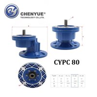 CHENYUE DOUBLE-STAGE WORM GEARBOX CYPC80 + CYRV90 SPEED RATIO FROM200:1TO500:1 CUSTOMIZABLE