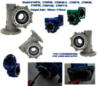 CHENYUE Worm Gearbox CYWF60 speed ratio from 5:1 to 100:1 free maintenance, fully sealed, No need to refuel for life