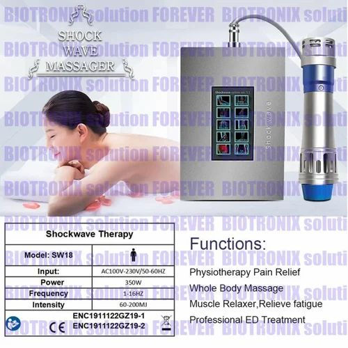 Radial Shock Wave Device ED Treatment ESWT Shockwave Therapy touch screen Model