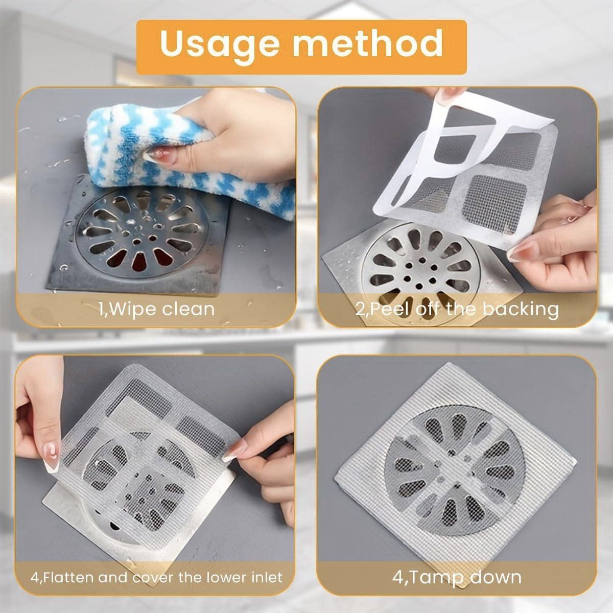 Shower Drain Mesh Sticker