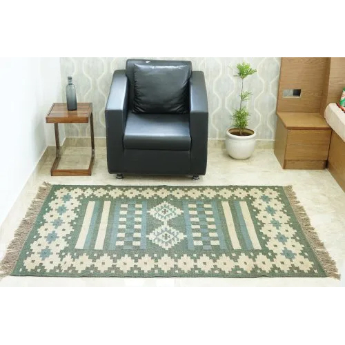 Wool Jute Kilim Rugs