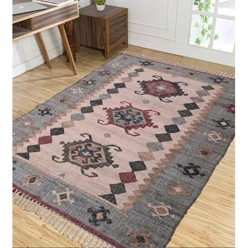 Cotton Handwoven Kilim Area Rug