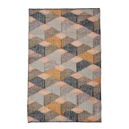 Jute Kilim Rug - Color: Multicolor