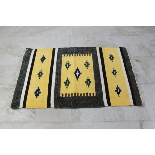 Cotton Reyon Sanil Rug - Color: Multicolour