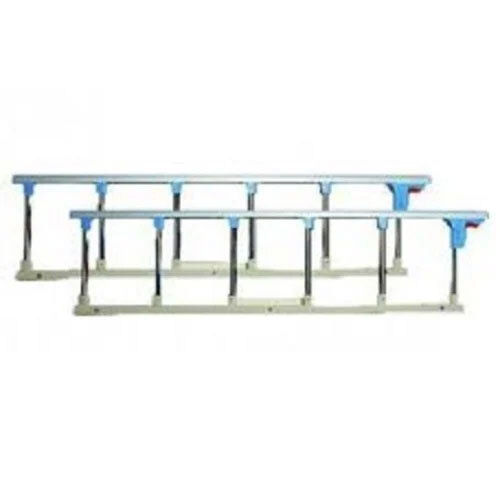 Silver Hospital Bed Aluminium Side Railings