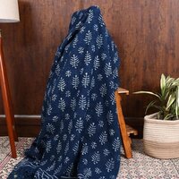 Block Printed Cotton Throw