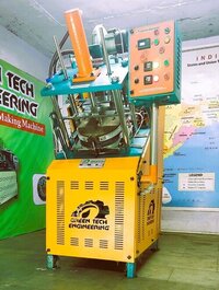 Buffet Paper Plate Making Machine - 10 To 14 Inch Die Size, 300 To 500 Gsm, 900-1000 Pcs/hr Production Rate, 2 Hp Motor, 70 Ltr Oil Tank Capacity