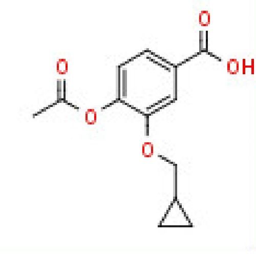 4-Acetoxy-3-(cyclopropylmethoxy)benzoic acid