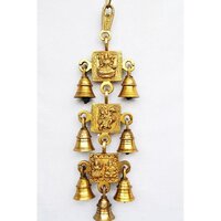 "classical & Traditional Hand Made Luxirious Temple Bell " - Color: Yellow