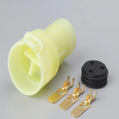 White Automotive Wire Connector