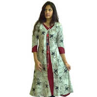 Ladies Cotton Jacket Kurti - High-quality Cotton, Available In Multiple Sizes | No-fade Feature, Trendy Style For All Seasons