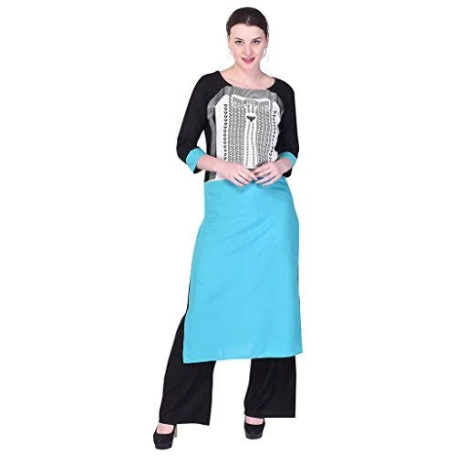 Multicolor Ladies Designer Rayon Kurti