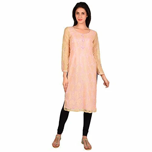 No Fade Ladies Designer Chiffon Kurti