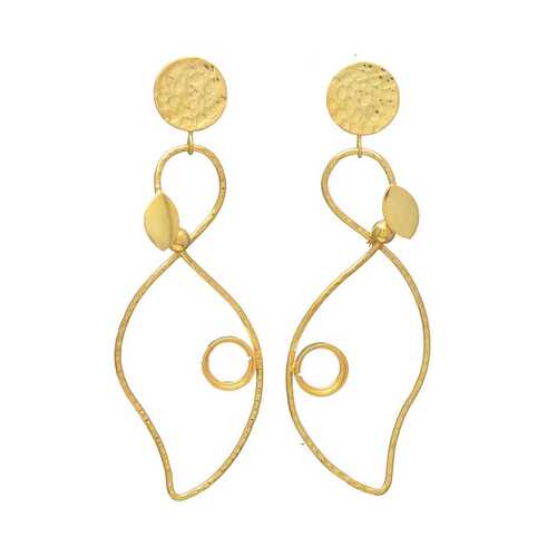 fashion golden earring set