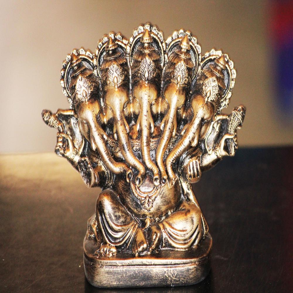 Panchmukhi Ganesha Statue - Height: 8 Inches Inch (in)
