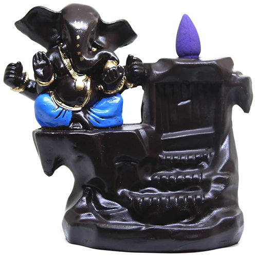 Backflow Smoke Ganesh Fountain Incense Burner