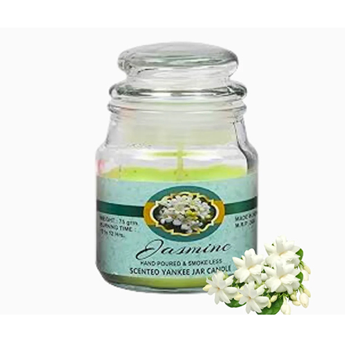 Jasmine Scented glass jar candles