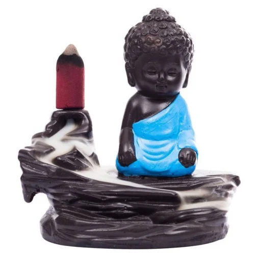 Buddha Statue With Smoke Fountain