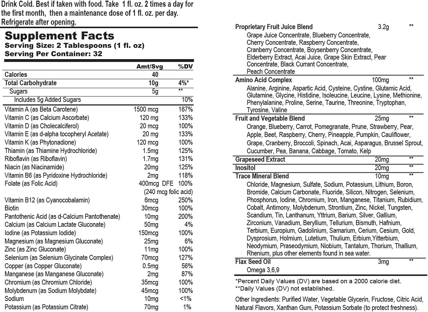 Wellgenix Balanced Essentials Plus  32 Fl Oz