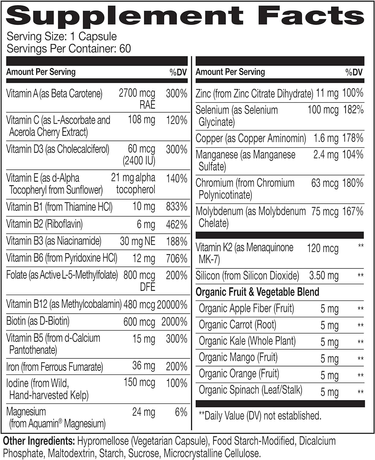 NATURELO Bariatric Multivitamin