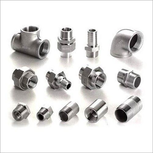 Dairy Fittings - Stainless Steel, ANSI Standard Round Socket Joint | Silver Galvanized Finish