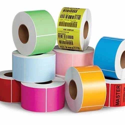 Multicolour Printed PVC Labels in Roll Form