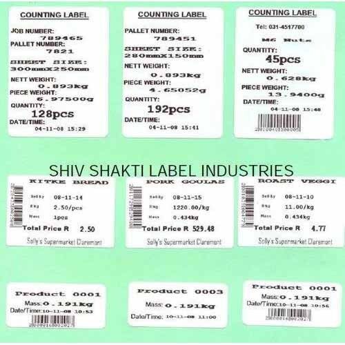 Barcode Counting Label