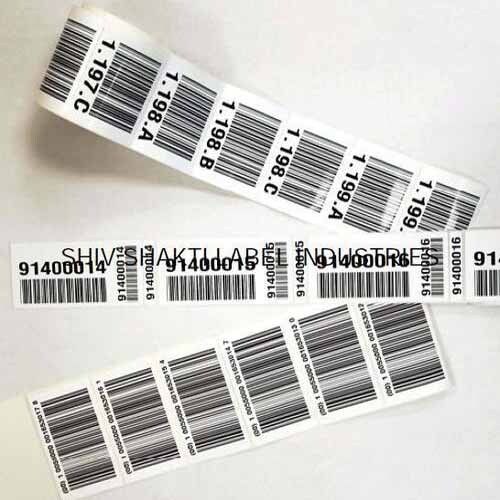 Pre Printed Barcode Label