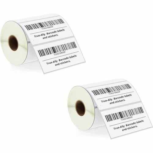 Barcode Labels 100 X 50 Mm Stickers Core Size 1 Inch Permanent Self Adhesive 1000 Labels