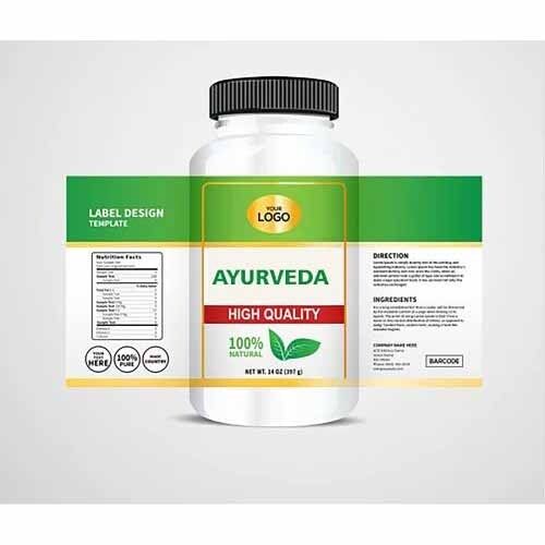 Ayurvedic Medicine Label Stickers