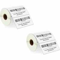 White Polyester Plain Barcode Labels