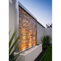 Stone Tile Exterior Cladding Waterfall Fountain