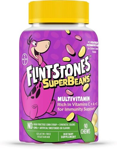 Flintstones Vitamins SuperBeans,Kids Multivitamin