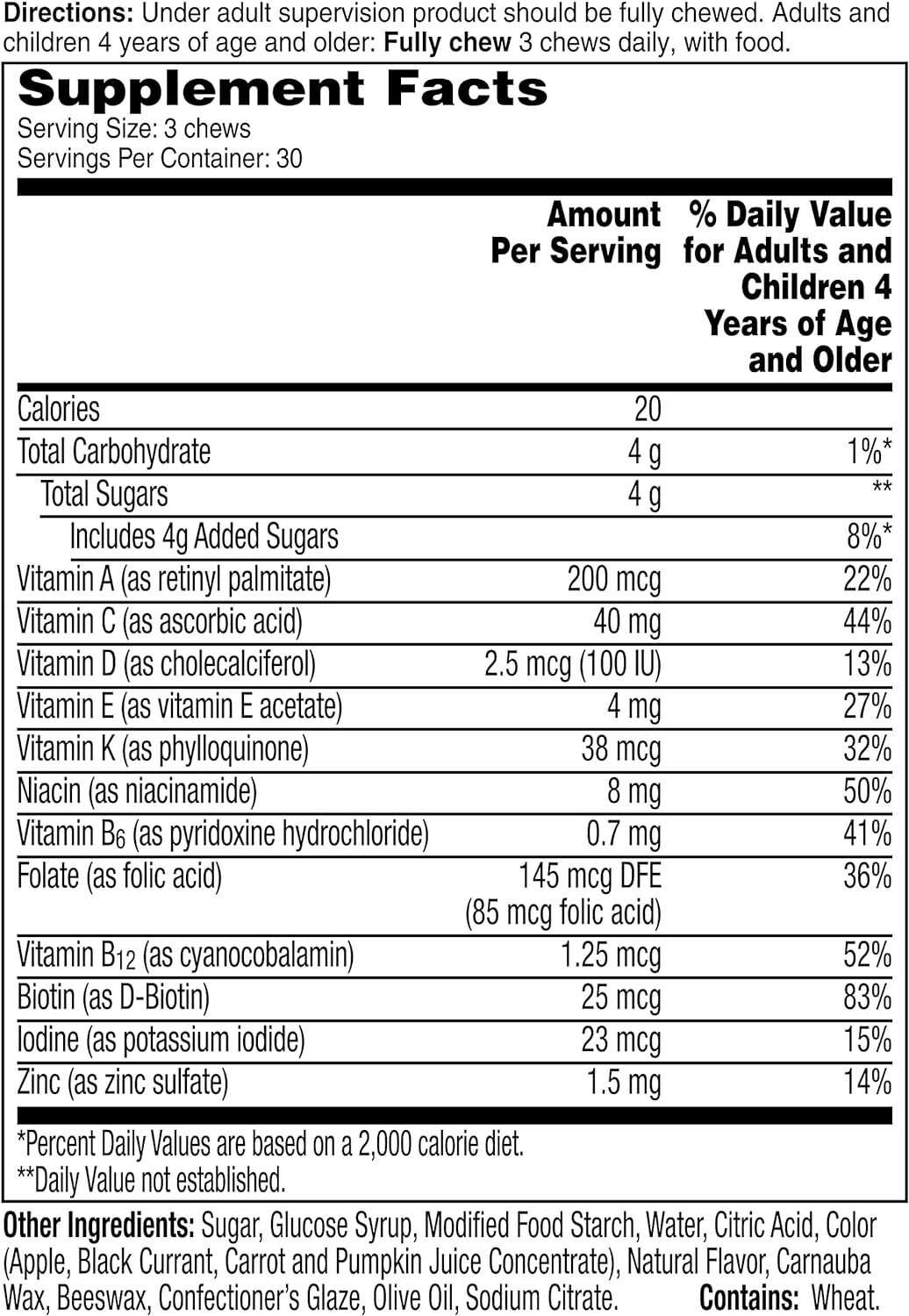 Flintstones Vitamins SuperBeans,Kids Multivitamin