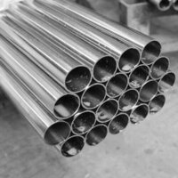 Stainless Steel 316ti Pipe - Color: Silver