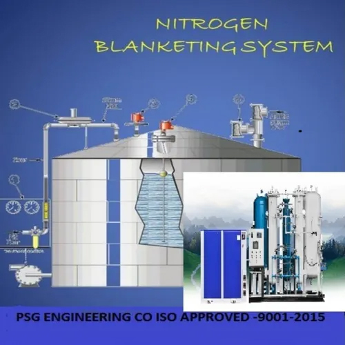 Nitrogen Gas Plant Tanks Blanketing System