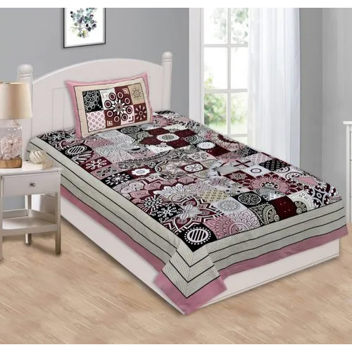 Cotton Designer Single Bed Sheet