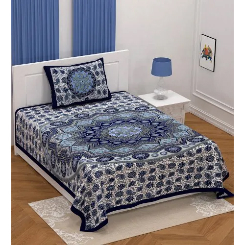 Cotton Printed Rrangbirangi Single Bed sheet