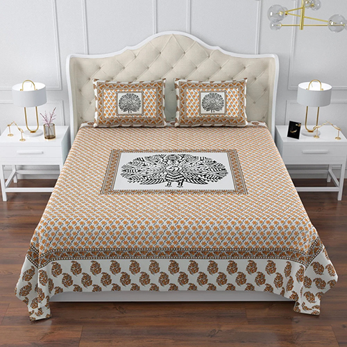 Printed Cotton King Size Bedsheet