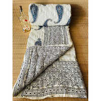 Jaipuri Floral Pure Cotton Single Bed Quilts