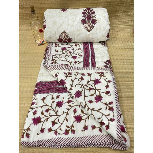 Printed Original Jaipuri Cotton Quilted Razai Quilts