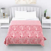 Pink Printed Cotton Dohar Age Group: Children