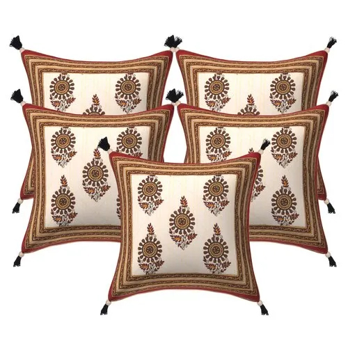 Printed Cotton Cushion Cover
