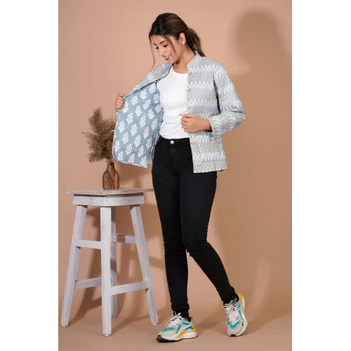 Ladies Reversible Quilted Jacket
