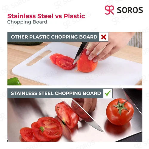 Stainless Steel Chopping Cutting Metal Board