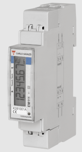 EM111DINAV81XO1PFB Single-Phase MID Energy analyzer