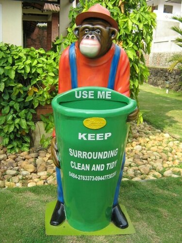 MONKEY DUSTBIN