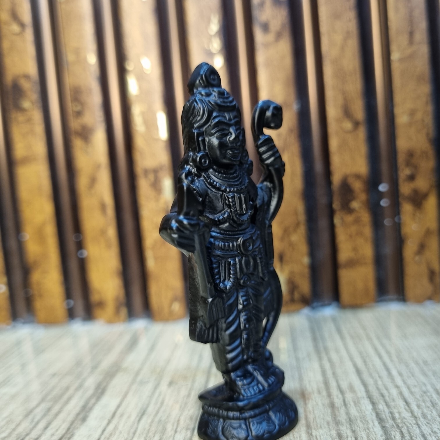 Brass Ram Lalla Statue with Black Antique Finish |Religious idols| |Brass Idols| |Ram Lalla|